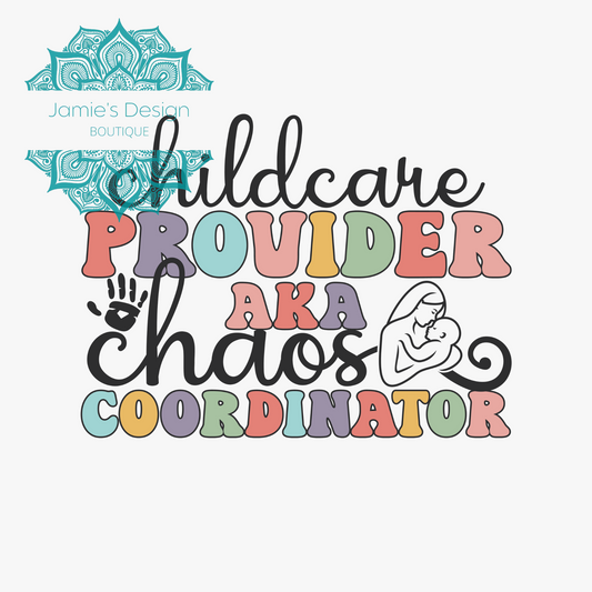 Chaos Coordinator Single decal UVDTF (3 sizes)