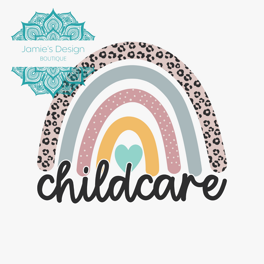 Childcare Teacher Single decal UVDTF (3 sizes)