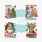 UVDTF Christmas Designs Single decal (3 sizes)