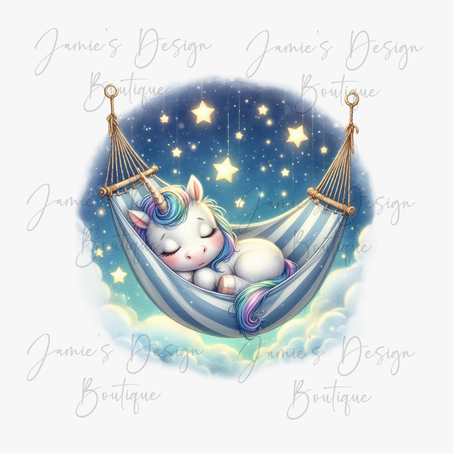 Single Decal UV DTF Unicorn (3 sizes)