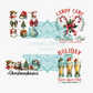 UVDTF Christmas Designs Single decal (3 sizes)