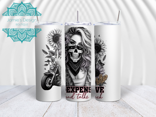 20oz Tumbler UV DTF Wrap Expensive and Talks back