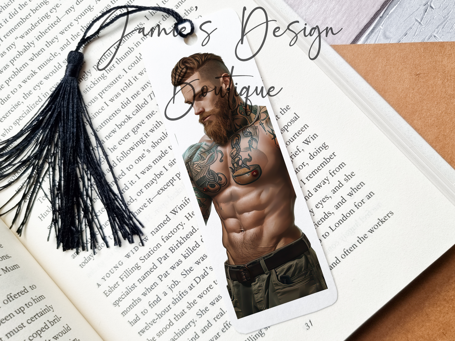 Tattoo Man Bookmark UVDTF Exclusive