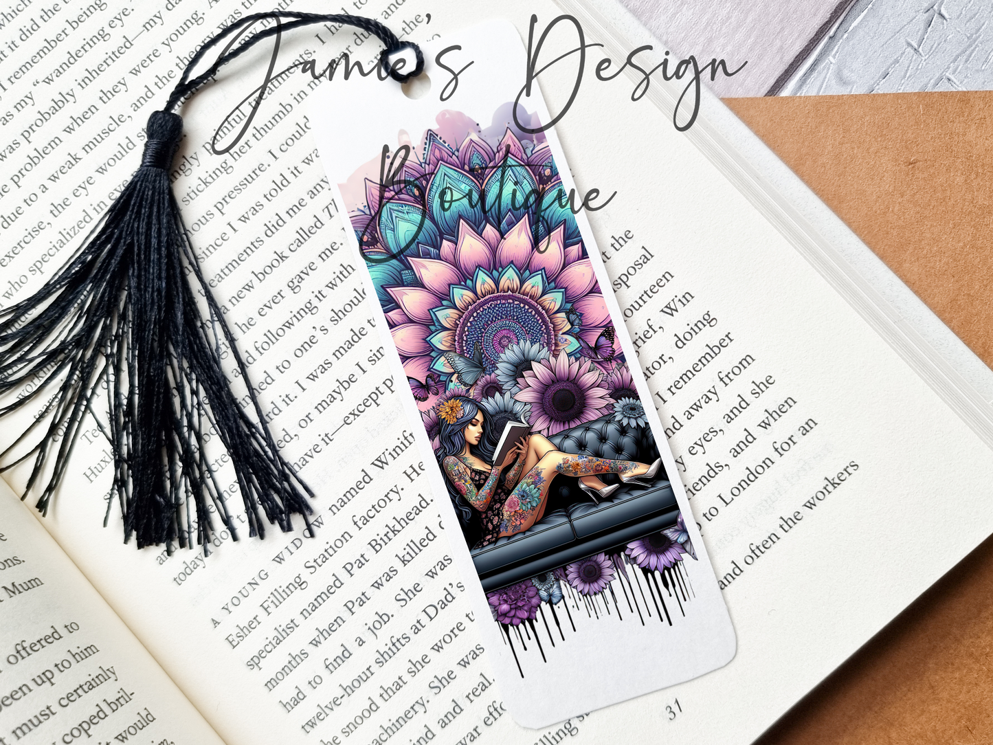 Book Lover Bookmark UVDTF