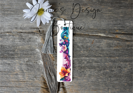 Pink Florals Bookmark UVDTF