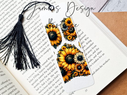 Sunflower Bookmark UVDTF