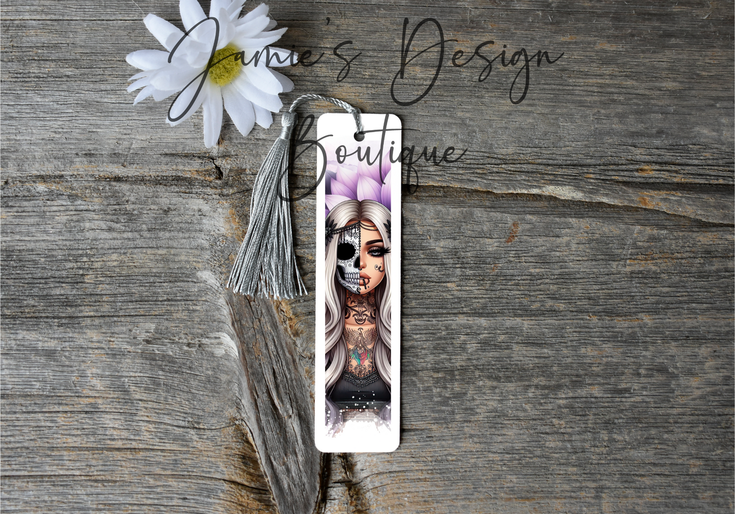 Tattoo Girl Bookmark UVDTF