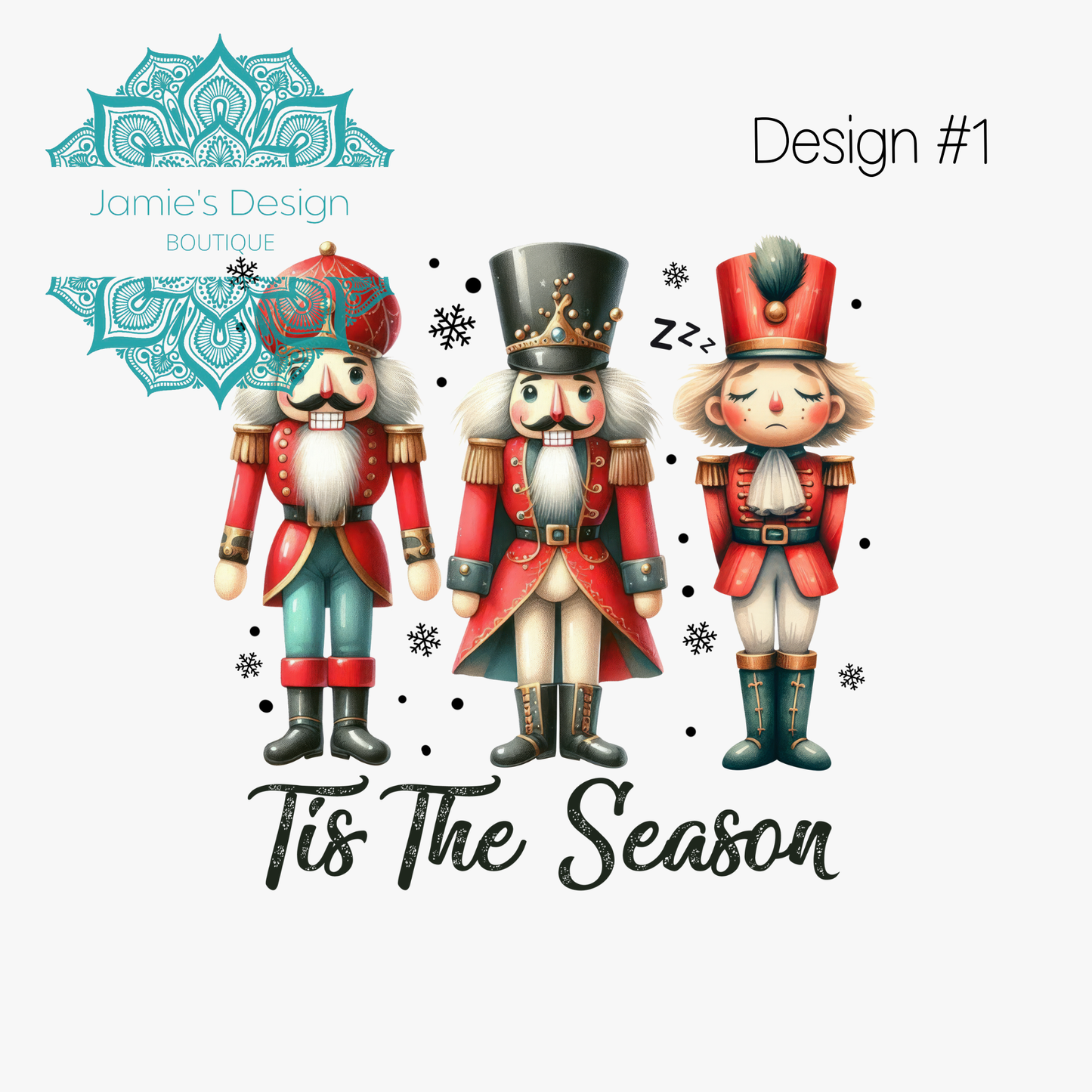 UVDTF Christmas Designs Single decal (3 sizes)