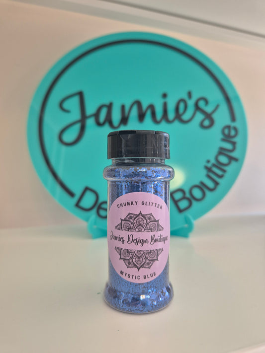 Chunky Glitter - Mystic Blue - 56gram jar