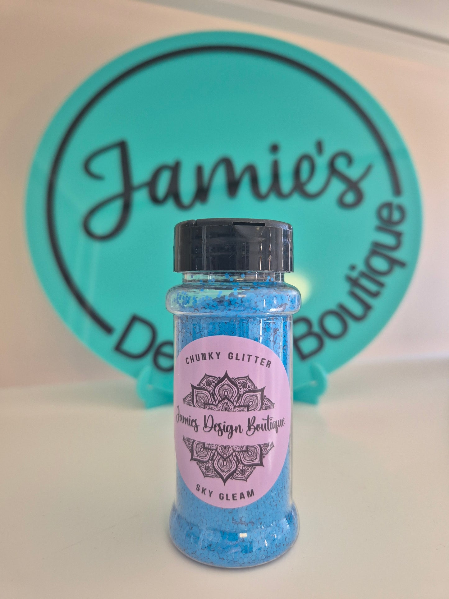 Chunky Glitter - Sky Gleam - Blue Matte 56gram jar