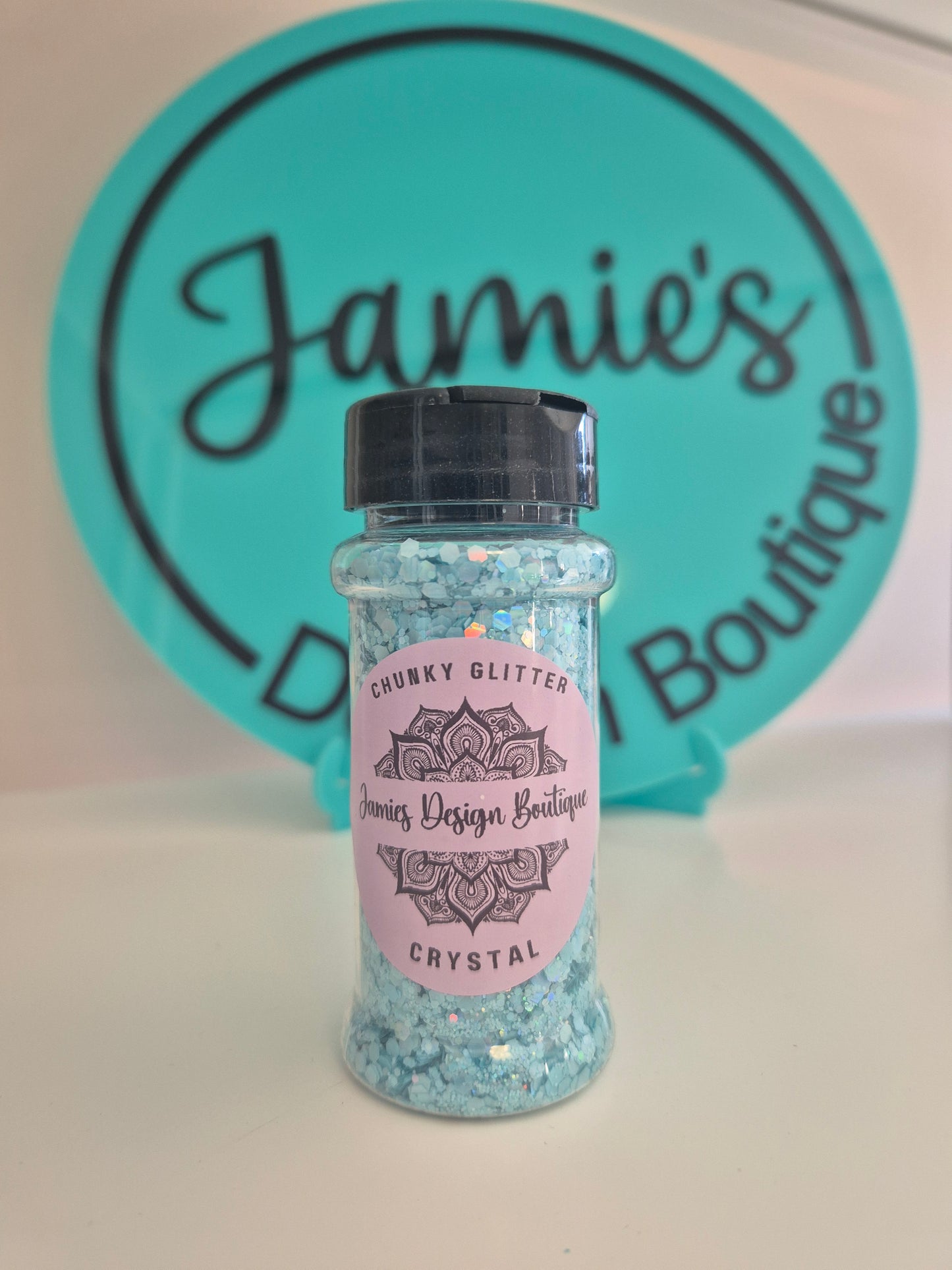 Chunky Glitter - Crystal - Blue 56gram jar