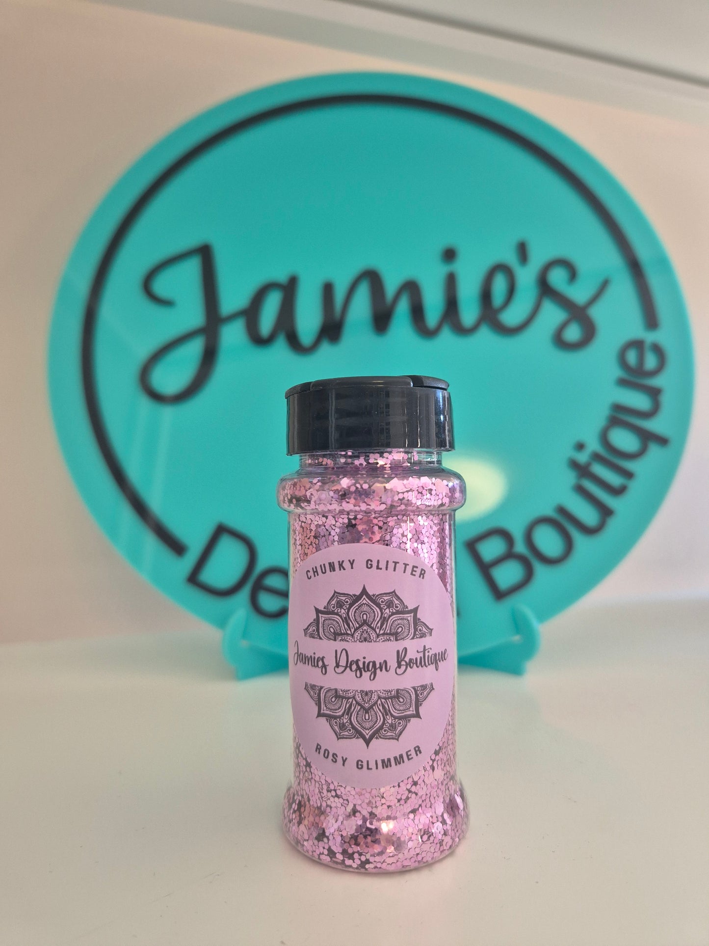 Chunky Glitter - Rose Glimmer - Rose Gold 56gram jar