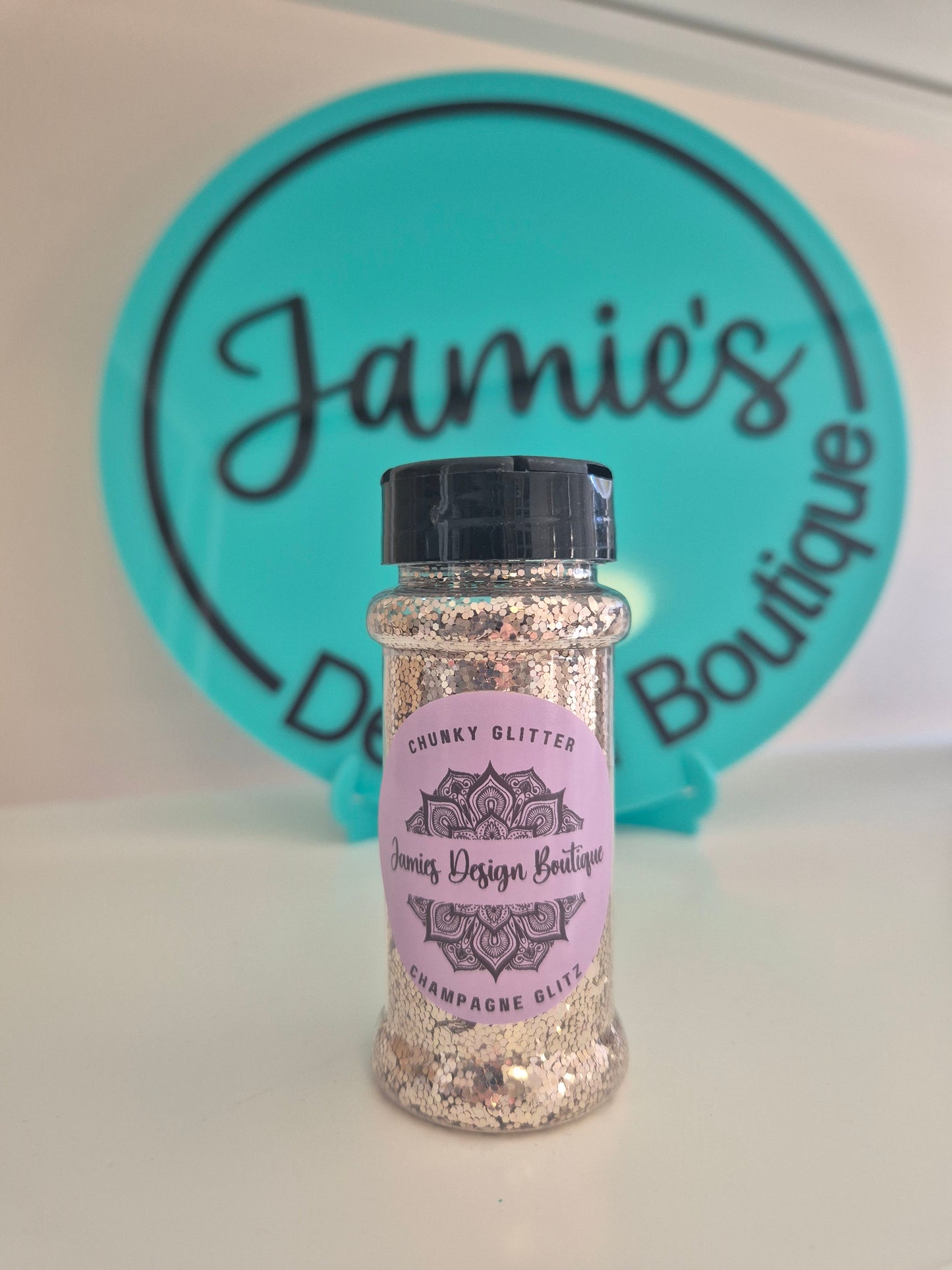 Chunky Glitter - Champagne Glitz- 56gram jar