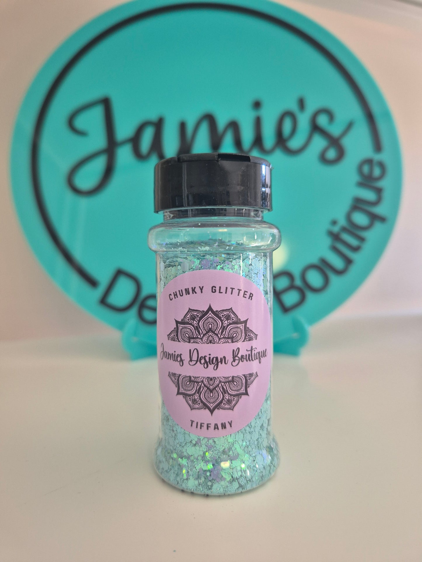 Chunky Glitter - Tiffany - Aqua 56gram jar