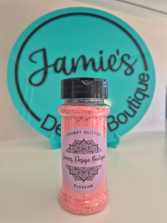 Chunky Glitter - Blossom -  Coral 56gram jar