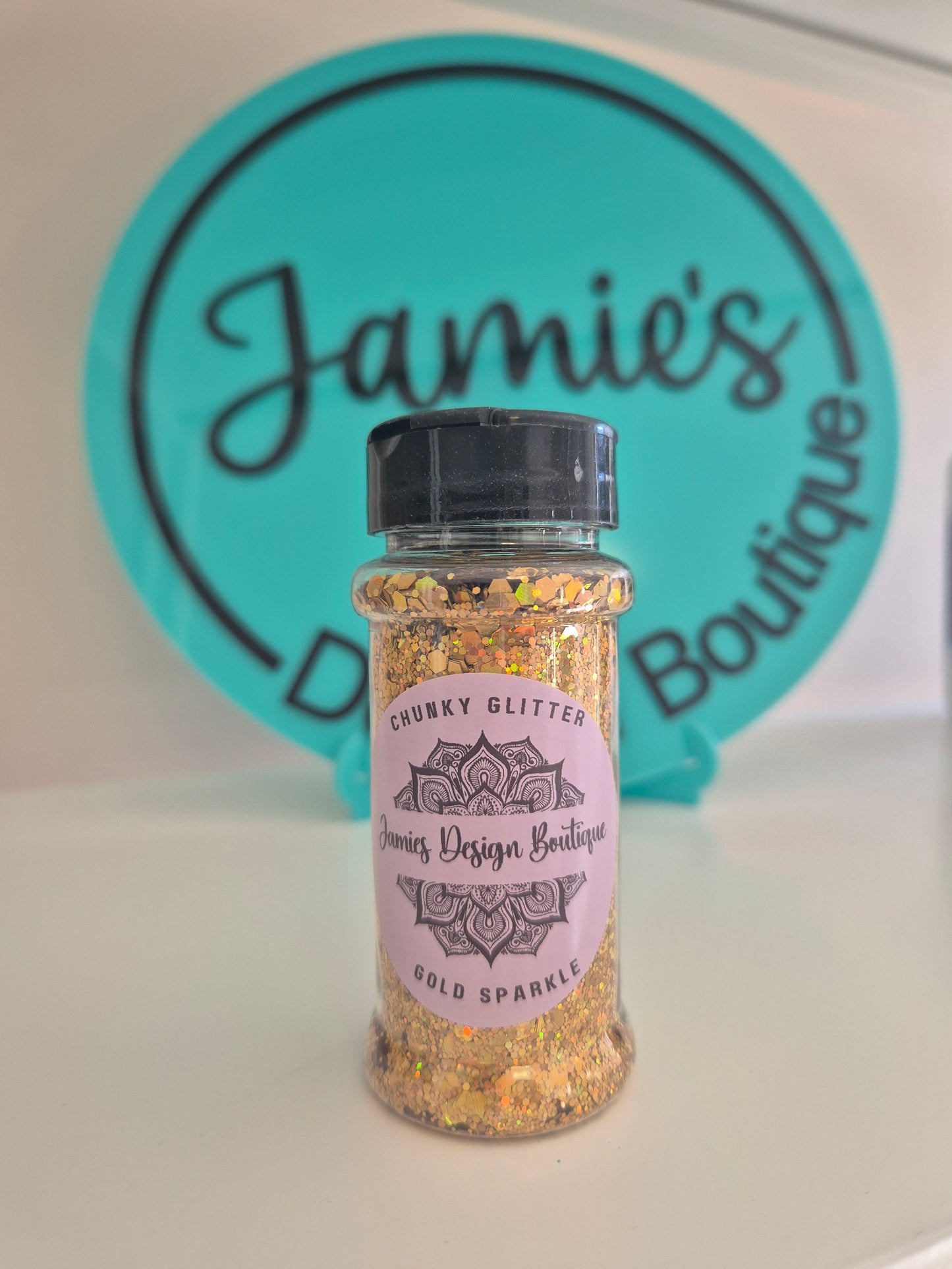 Chunky Glitter - Gold Sparkle - 56gram jar