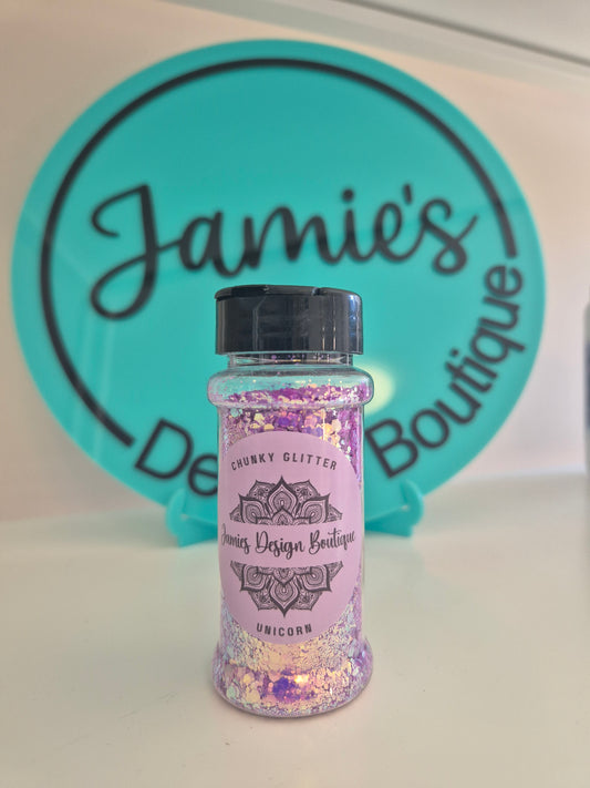 Chunky Glitter - Unicorn - Purple 56gram jar