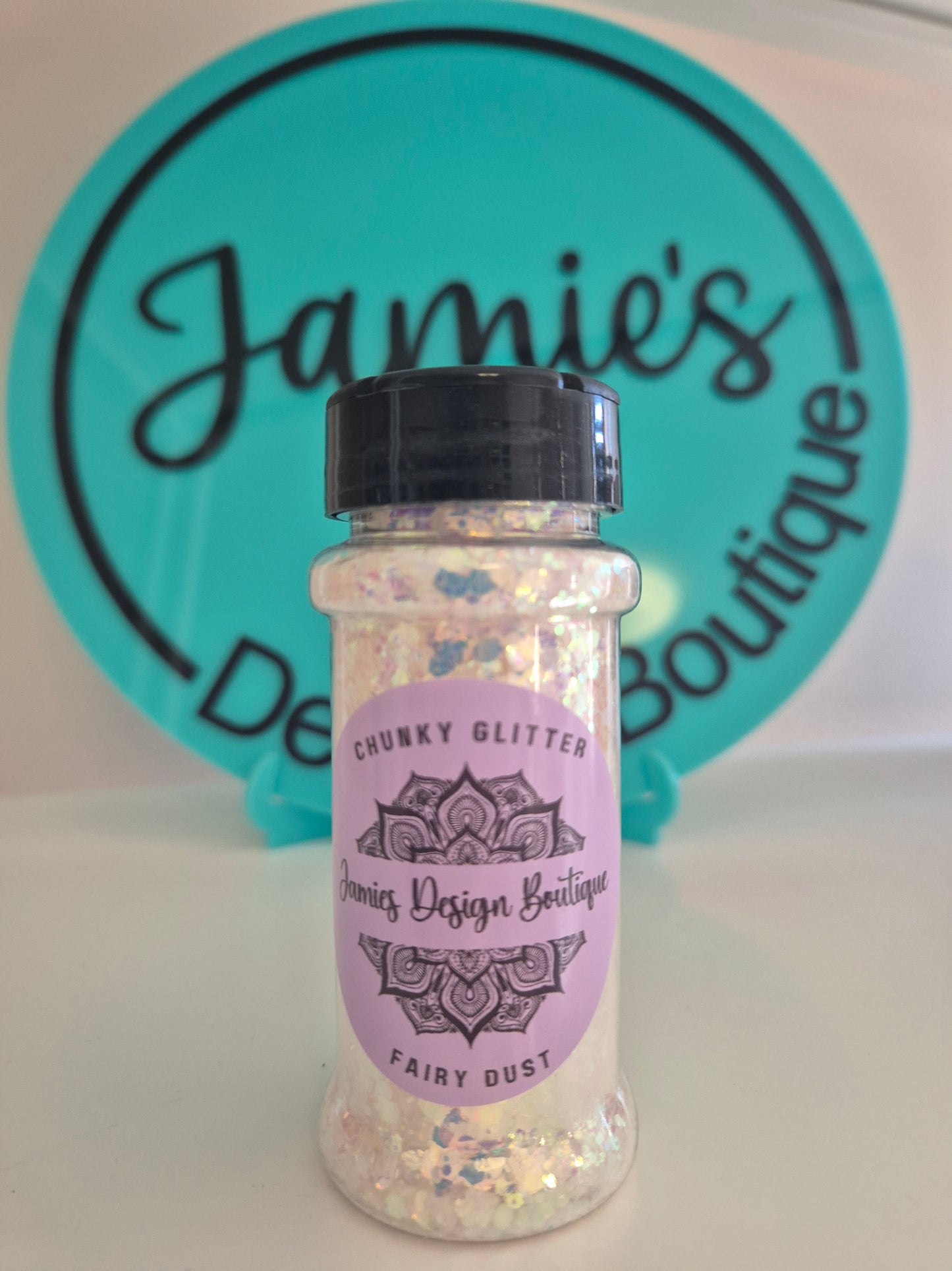 Chunky Glitter - Fairy Dust - White 56gram jar