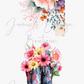 Floral Cowboots Bookmark UVDTF